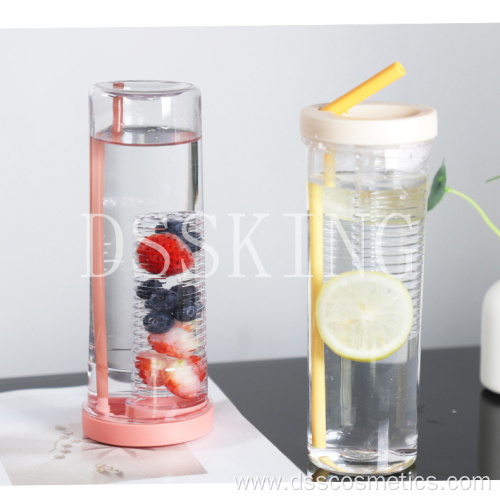 Filter water cup with straw Large capacity lemon cup